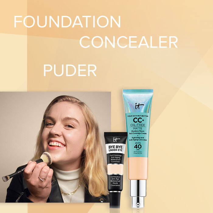 Drei unterschiedliche Frauen halten eine Creme