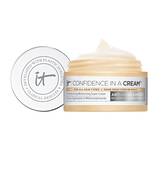 Confidence in a Cream mit geoffnetem Deckel