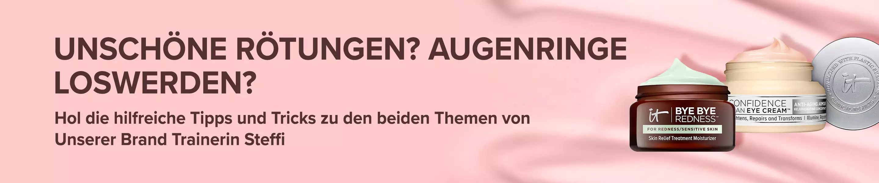 Unschöne Rötungen ganz einfach verschwinden lassen!